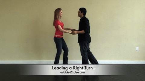 Basic Right Turn in Salsa Dance